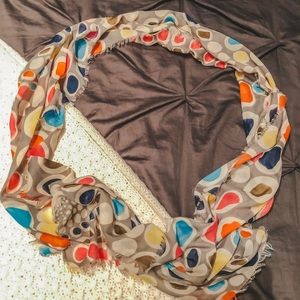 Polka Dot Infinity Scarf